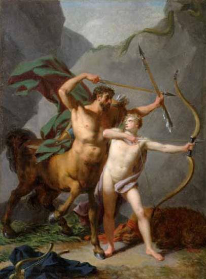 Baron Jean-Baptiste Regnault Achilles educated by Chiron France oil painting art